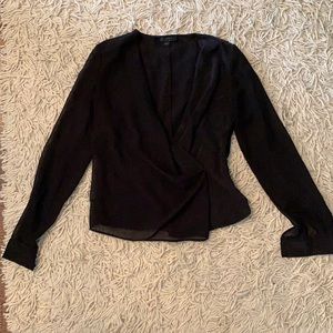 All saints low cut blouse 100% silk